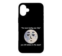 Custodia per iPhone 16 Plus Lo sbarco sulla luna era una falsa teoria della cospirazione divertente