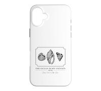 Custodia per iPhone 16 Plus L'oceano è il mio ossigeno (Dichiarazione sulla spiaggia estiva)