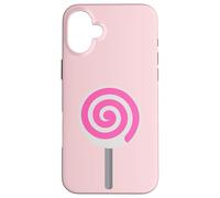 Custodia per iPhone 16 Plus Lollipop Sucker Lollypop costume rosa per Candy Lover