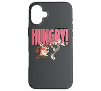 Custodia per iPhone 16 Plus Looney Tunes Bugs and Taz Hungry