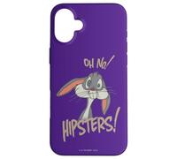 Custodia per iPhone 16 Plus Looney Tunes Bugs Bunny Oh No Hipsters