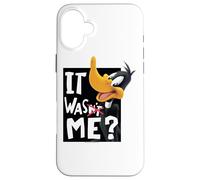 Custodia per iPhone 16 Plus Looney Tunes Daffy Duck It Was Me