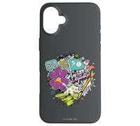 Custodia per iPhone 16 Plus Looney Tunes Daffy Duck The Flower