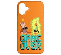 Custodia per iPhone 16 Plus Looney Tunes Porky and Daffy Game Over