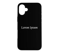 Custodia per iPhone 16 Plus Lorem Ipsum Latino Segnaposto Macchina da scrivere Geek