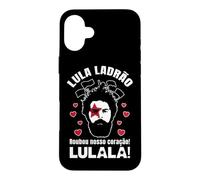 Custodia per iPhone 16 Plus Lula Ladrão Roubou Nosso Coração Lula Brasil