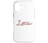 Custodia per iPhone 16 Plus Lynn Massachusetts North Shore Vintage Varsity Distressed