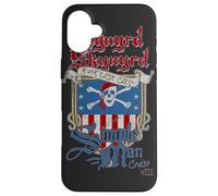 Custodia per iPhone 16 Plus Lynyrd Skynyrd Simple Man Cruise Bandiera USA Pirate Rock Classic