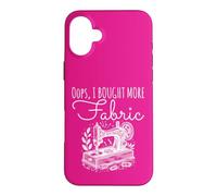 Custodia per iPhone 16 Plus Macchina da cucire Quilter per cucitrice per fognature e trapuntatura