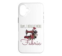 Custodia per iPhone 16 Plus Macchina da cucire Quilter per cucitrice per fognature e trapuntatura