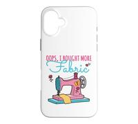 Custodia per iPhone 16 Plus Macchina da cucire Quilter per cucitrice per fognature e trapuntatura