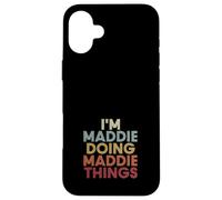 Custodia per iPhone 16 Plus Maddie Name Maddie Personalized Name First Given