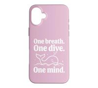 Custodia per iPhone 16 Plus Maglia apnea: One Breath - One Dive, One Mind. Apnea