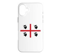 Custodia per iPhone 16 Plus Maglia Bandiera Sardegna - Sardegna "Quattro Mori" - Sardinian Pride