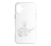Custodia per iPhone 16 Plus Maglietta Con Chitarra Abraham Lincoln Abe Lincoln Suona La