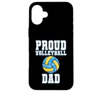 Custodia per iPhone 16 Plus Maglietta Proud Volleyball Dad - Game Day Sports Parent
