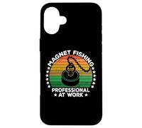Custodia per iPhone 16 Plus Magnet Fishing Treasure Hunters Dirt Fisher Metal Detecting