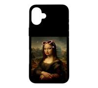 Custodia per iPhone 16 Plus Maledetto Monna Lisa Baddie Y2K pittura rinascimentale