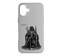 Custodia per iPhone 16 Plus Malphas Corona di Ali Nere