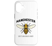 Custodia per iPhone 16 Plus Manchester Worker Bee non guardare indietro con rabbia