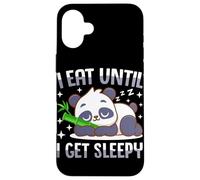 Custodia per iPhone 16 Plus Mangio finché non mi assonno