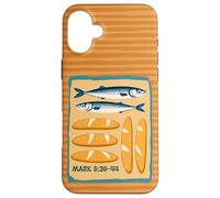 Custodia per iPhone 16 Plus Mark 6, Fish & Loaves Sermon on the Mount Youth Faith Design