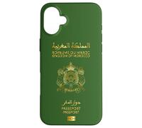 Custodia per iPhone 16 Plus Marocoo Passaporto Stemma, Regno del Marocco