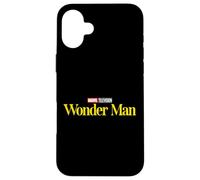 Custodia per iPhone 16 Plus Marvel Television Wonder Man Official Disney+ Series Logo