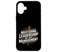 Custodia per iPhone 16 Plus Mastering Leadership Not Just Management Crescita -