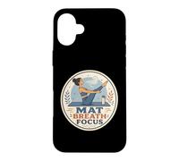 Custodia per iPhone 16 Plus MAT BREATH FOCUS Pilates Tappetino Studio