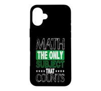 Custodia per iPhone 16 Plus Matematica Solo soggetto che conta matematica insegnante matematica divertente matematica