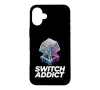 Custodia per iPhone 16 Plus Mechanical Keyboard Switch Addict Keeb Maker