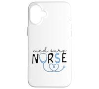 Custodia per iPhone 16 Plus Med Surg Infermiere Medico Chirurgico Infermiere Pronto Soccorso