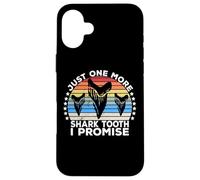 Custodia per iPhone 16 Plus Megalodon Fossil Teeth Just One More Shark Tooth Geologist