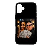Custodia per iPhone 16 Plus Meme AI del visitatore inaspettato John Pork Tung Sahur