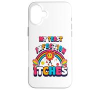 Custodia per iPhone 16 Plus Meme divertente La mia infezione da lievito mi prude. Strano