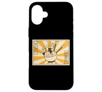 Custodia per iPhone 16 Plus Mens Womens Girls Retro Vintage Japanese Noodle Love Ramen