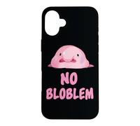 Custodia per iPhone 16 Plus Mens Womens Kids No Bloblem Blobfish Lover