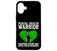 Custodia per iPhone 16 Plus Mental Health Awareness Items Mental Health Warrior Gifts