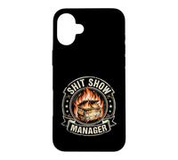 Custodia per iPhone 16 Plus Merda Show Manager Retro Vintage