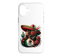 Custodia per iPhone 16 Plus Mexico Flag Mexican Hispanic Siesta Pride Viva México Women