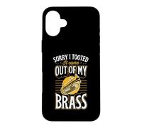Custodia per iPhone 16 Plus Mi dispiace ho tooted è venuto fuori dal mio ottone Tuba Pun