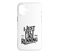 Custodia per iPhone 16 Plus Mi sentivo come correre