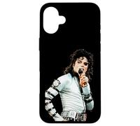 Custodia per iPhone 16 Plus Michael Jackson dal vivo al Wembley Bad World Tour 1988