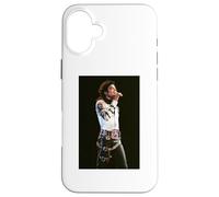 Custodia per iPhone 16 Plus Michael Jackson L'uomo allo specchio Bad World Tour 1988