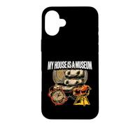 Custodia per iPhone 16 Plus Mid Century Modern My House Is A Museum Retro Furniture