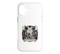 Custodia per iPhone 16 Plus Milizia Christi In Hoc Signo Vinces Cavaliere Sfondo