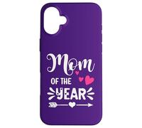 Custodia per iPhone 16 Plus Moms Favorite Mom of the Year Award Mum Daughter Mothers Day