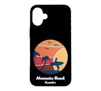 Custodia per iPhone 16 Plus Montanita Beach Ecuador Surf Vintage Surfer Beach Surf