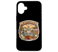 Custodia per iPhone 16 Plus Montgomery Alabama Souvenir City Visitor Memorabilia Orgoglioso